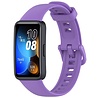 Strap-it® Strap-it Huawei Band 8 siliconen bandje (paars) Strap-it® Strap-it Huawei Band 8 siliconen bandje (paars)