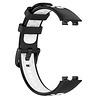 Strap-it® Strap-it Huawei Band 8 sport bandje (zwart/wit) Strap-it® Strap-it Huawei Band 8 sport bandje (zwart/wit)