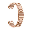 Strap-it® Strap-it Huawei Band 8 stalen band (rosé goud) Strap-it® Strap-it Huawei Band 8 stalen band (rosé goud)