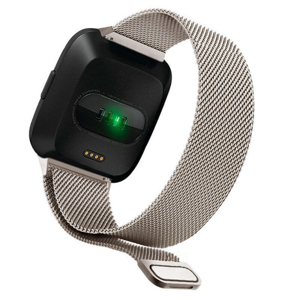 Strap-it® Strap-it Fitbit Versa Milanese band (sterrenlicht) Strap-it® Strap-it Fitbit Versa Milanese band (sterrenlicht)