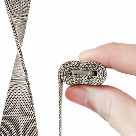 Strap-it® Strap-it Fitbit Versa Milanese band (sterrenlicht) Strap-it® Strap-it Fitbit Versa Milanese band (sterrenlicht)