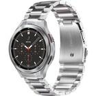 Strap-it® Strap-it Samsung Galaxy Watch 4 Classic 46mm titanium bandje (zilver)