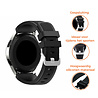 Strap-it® Strap-it Siliconen horlogeband 20mm - universeel - zwart Strap-it® Strap-it Siliconen horlogeband 20mm - universeel - zwart