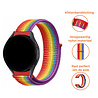 Strap-it® Strap-it Samsung Galaxy Watch 4 Classic 46mm nylon band (regenboog) Strap-it® Strap-it Samsung Galaxy Watch 4 Classic 46mm nylon band (regenboog)