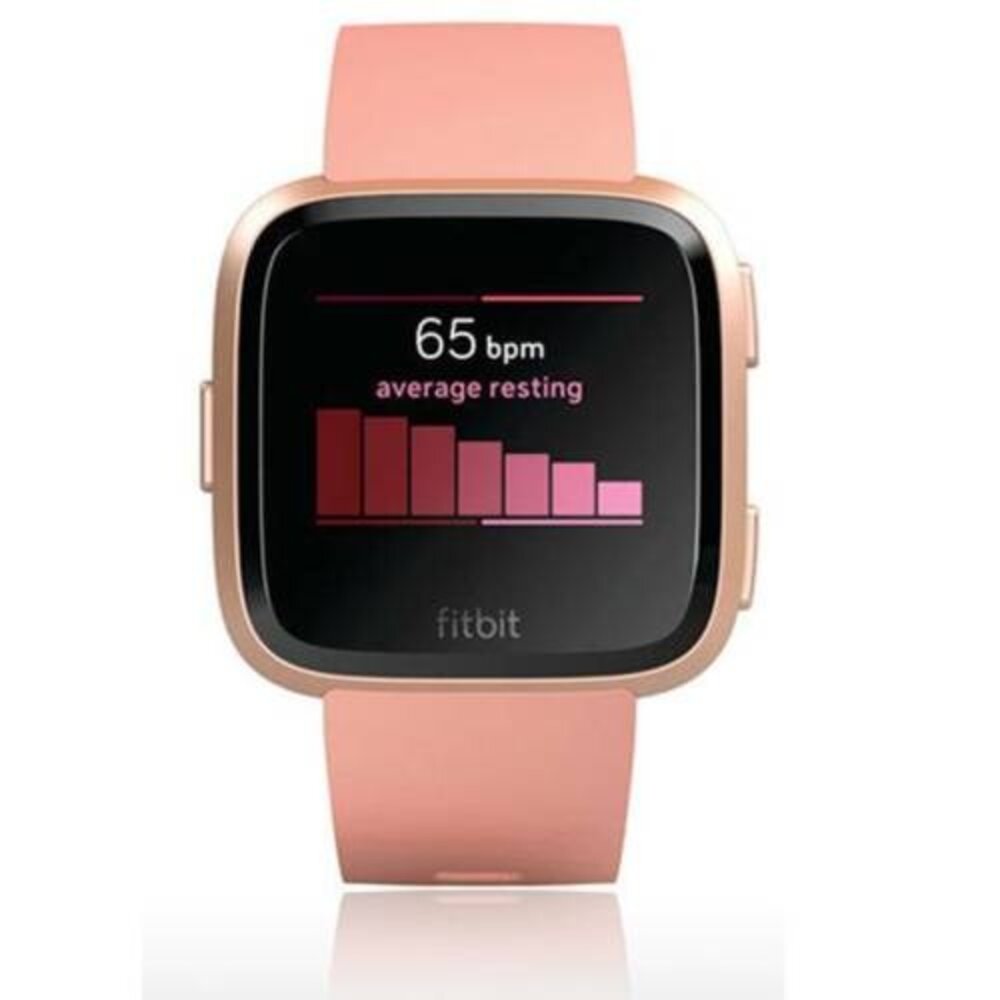 Strap-it® Strap-it Fitbit Versa silicone band (grapefruit)