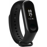 Strap-it® Xiaomi Mi band 3 / 4 siliconen bandje (zwart)