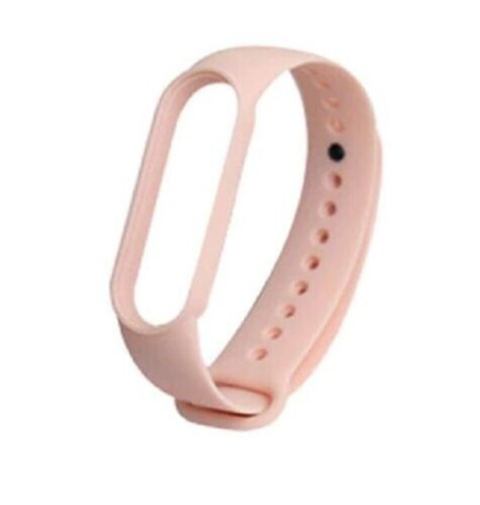 Strap-it® Strap-it Xiaomi Mi band 3 / 4 siliconen bandje (lichtroze)