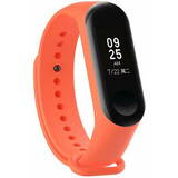 Strap-it® Xiaomi Mi band 3 / 4 siliconen bandje (oranje)