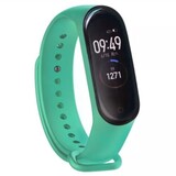 Strap-it® Xiaomi Mi Band 3 / 4 siliconen bandje (aqua)