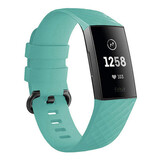 Strap-it® Fitbit Charge 4 silicone band (aqua)