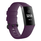Strap-it® Strap-it Fitbit Charge 4 silicone band (paars)