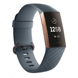 Strap-it® Fitbit Charge 4 silicone band (grijsblauw)