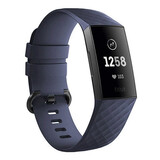 Strap-it® Fitbit Charge 4 silicone band (donkerblauw)