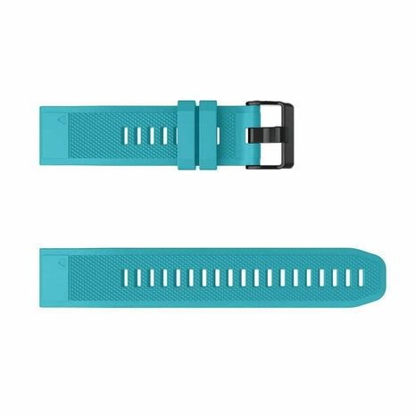 Strap-it® Strap-it Garmin Fenix 7 siliconen bandje (lichtblauw)