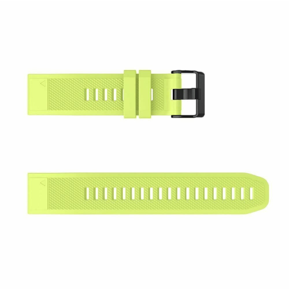 Strap-it® Strap-it Garmin Fenix 7 siliconen bandje (lichtgroen)
