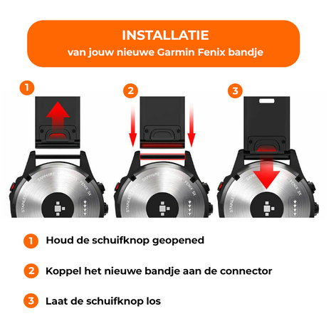 Strap-it® Strap-it Garmin Fenix 7 siliconen bandje (groen)