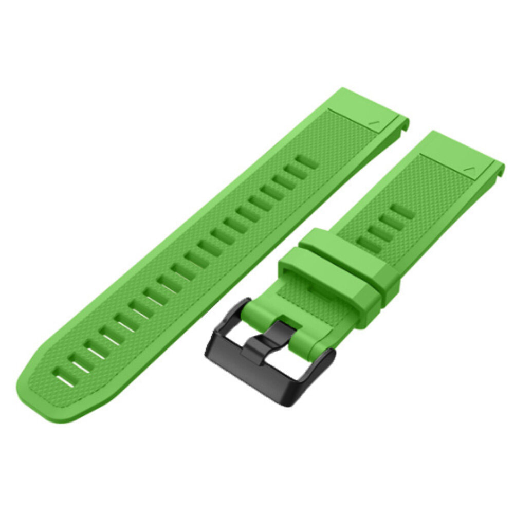 Strap-it® Strap-it Garmin Fenix 7 siliconen bandje (groen)