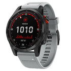 Strap-it® Strap-it Garmin Fenix 7 siliconen bandje (grijs)