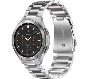 Strap-it® Samsung Galaxy Watch 4 Classic 42mm titanium bandje (zilver)