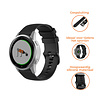 Strap-it® Strap-it Garmin Vivoactive 4s silicone band - 40mm - zwart Strap-it® Strap-it Garmin Vivoactive 4s silicone band - 40mm - zwart
