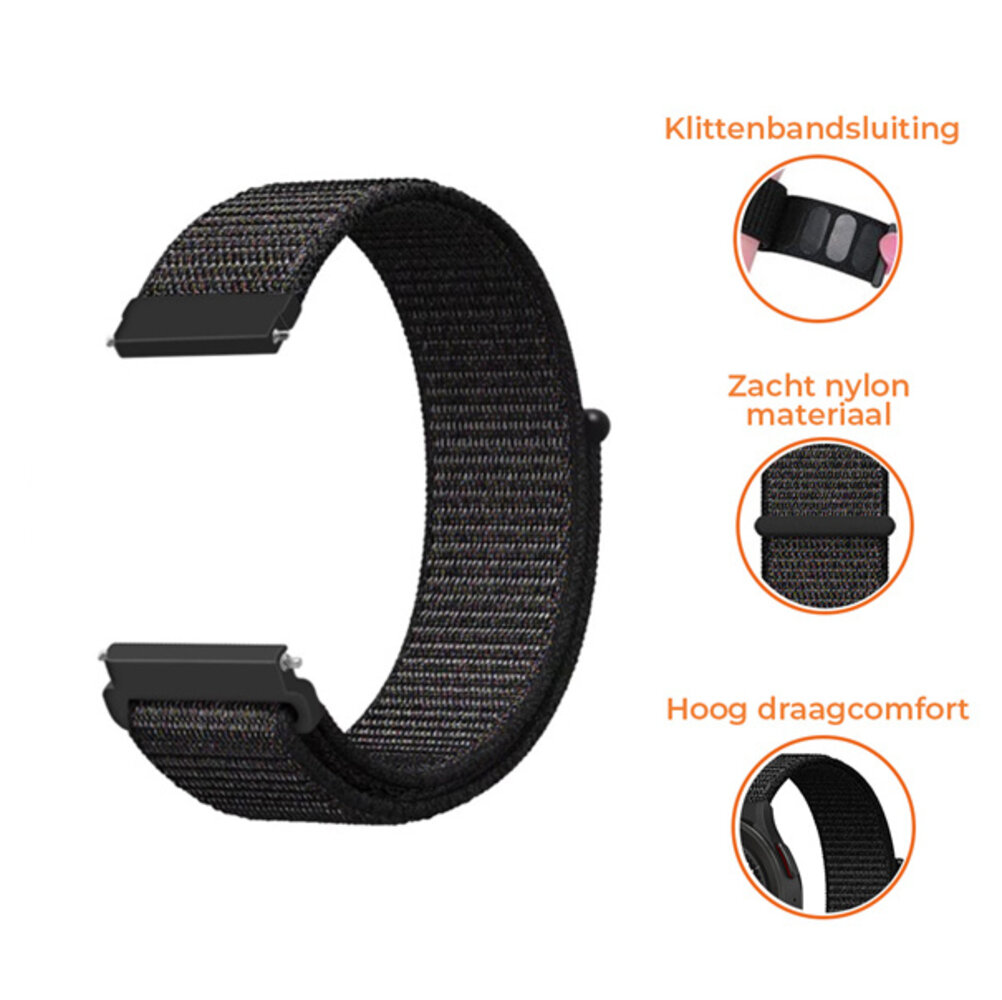 Strap-it® Strap-it Polar Ignite 3 nylon bandje (zwart)