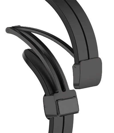 Strap-it® Strap-it Apple Watch magnetisch D-Buckle bandje (zand wit)