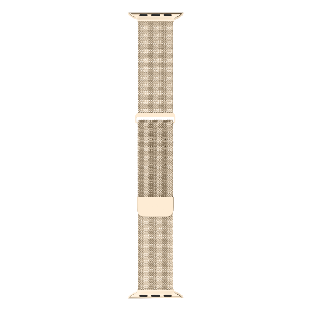 Strap-it® Strap-it Apple Watch Milanees bandje (retro goud)