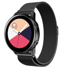 Strap-it® Strap-it Samsung Galaxy Watch Active Milanese band (zwart)
