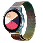 Strap-it® Strap-it Samsung Galaxy Watch Active Milanese band (regenboog)