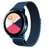 Strap-it® Samsung Galaxy Watch Active Milanese band (blauw)
