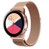 Strap-it® Samsung Galaxy Watch Active Milanese band (roze)
