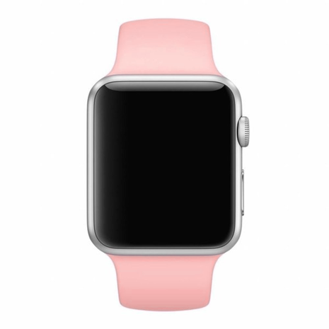 Strap-it® Strap-it Apple Watch silicone band (roze)