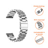 Strap-it® Strap-it Stalen horlogeband 20mm - universeel - zilver Strap-it® Strap-it Stalen horlogeband 20mm - universeel - zilver