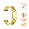 Strap-it® Strap-it Amazfit GTS 2 stalen band (goud) Strap-it® Strap-it Amazfit GTS 2 stalen band (goud)