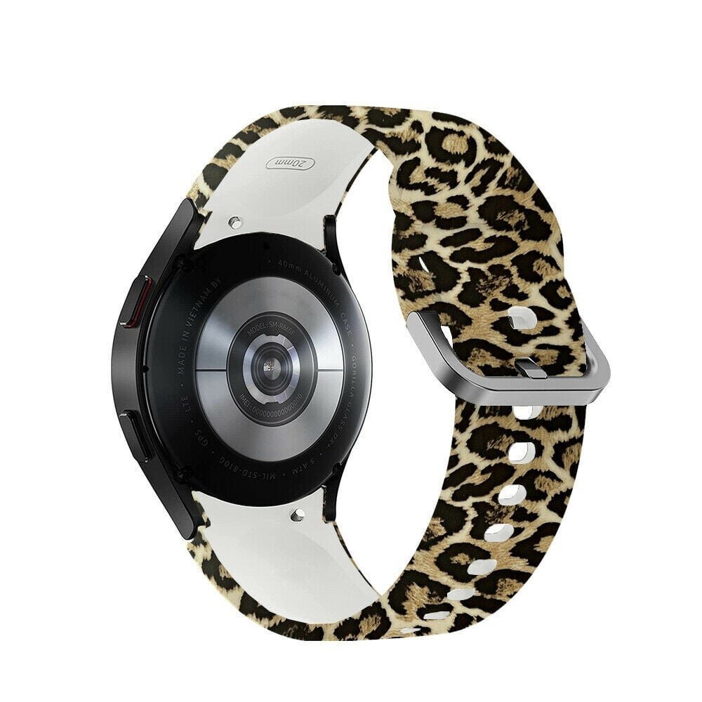 Strap-it® Strap-it Lucky Leopard Samsung Galaxy Watch 6 Classic 43mm bandje
