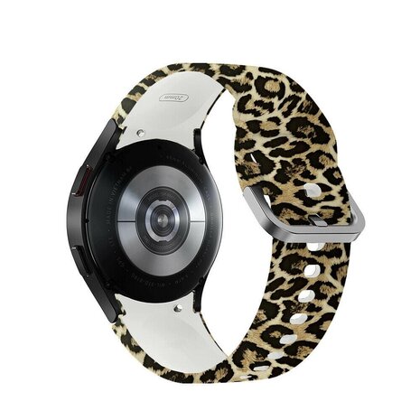 Strap-it® Strap-it Lucky Leopard Samsung Galaxy Watch 6 Classic 43mm bandje