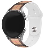 Strap-it® Nude Diamond Samsung Galaxy Watch 6 Classic 43mm bandje Strap-it® Nude Diamond Samsung Galaxy Watch 6 Classic 43mm bandje