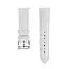 Strap-it® Strap-it Samsung Galaxy Watch 6 - 44mm leather crocodile grain band (wit) Strap-it® Strap-it Samsung Galaxy Watch 6 - 44mm leather crocodile grain band (wit)