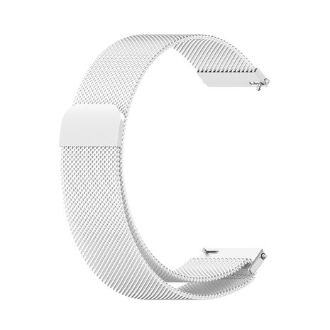 Strap-it® Strap-it Samsung Galaxy Watch 6 - 44mm Milanese band (zilver)