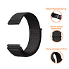 Strap-it® Strap-it Samsung Galaxy Watch 6 - 44mm nylon band (zwart) Strap-it® Strap-it Samsung Galaxy Watch 6 - 44mm nylon band (zwart)