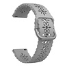 Strap-it® Strap-it Samsung Galaxy Watch 6 - 44mm siliconen bandje met patroon (grijs) Strap-it® Strap-it Samsung Galaxy Watch 6 - 44mm siliconen bandje met patroon (grijs)