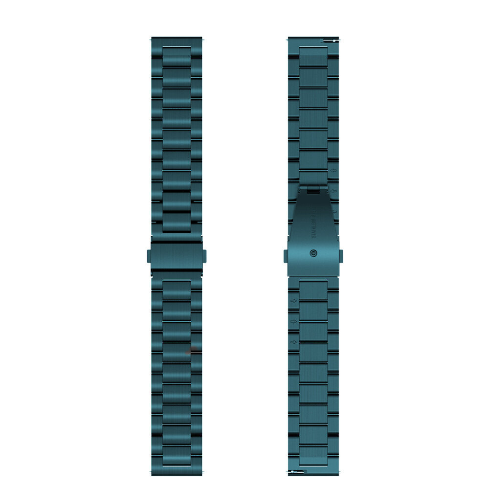 Strap-it® Strap-it Samsung Galaxy Watch 6 - 44mm stalen band (donkergroen) Strap-it® Strap-it Samsung Galaxy Watch 6 - 44mm stalen band (donkergroen)