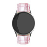 Strap-it® Strap-it Samsung Galaxy Watch 6 Classic 43mm leather crocodile grain band (roze) Strap-it® Strap-it Samsung Galaxy Watch 6 Classic 43mm leather crocodile grain band (roze)