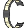 Strap-it® Strap-it Samsung Galaxy Watch 6 Classic 43mm stalen schakel band (zwart/goud) Strap-it® Strap-it Samsung Galaxy Watch 6 Classic 43mm stalen schakel band (zwart/goud)