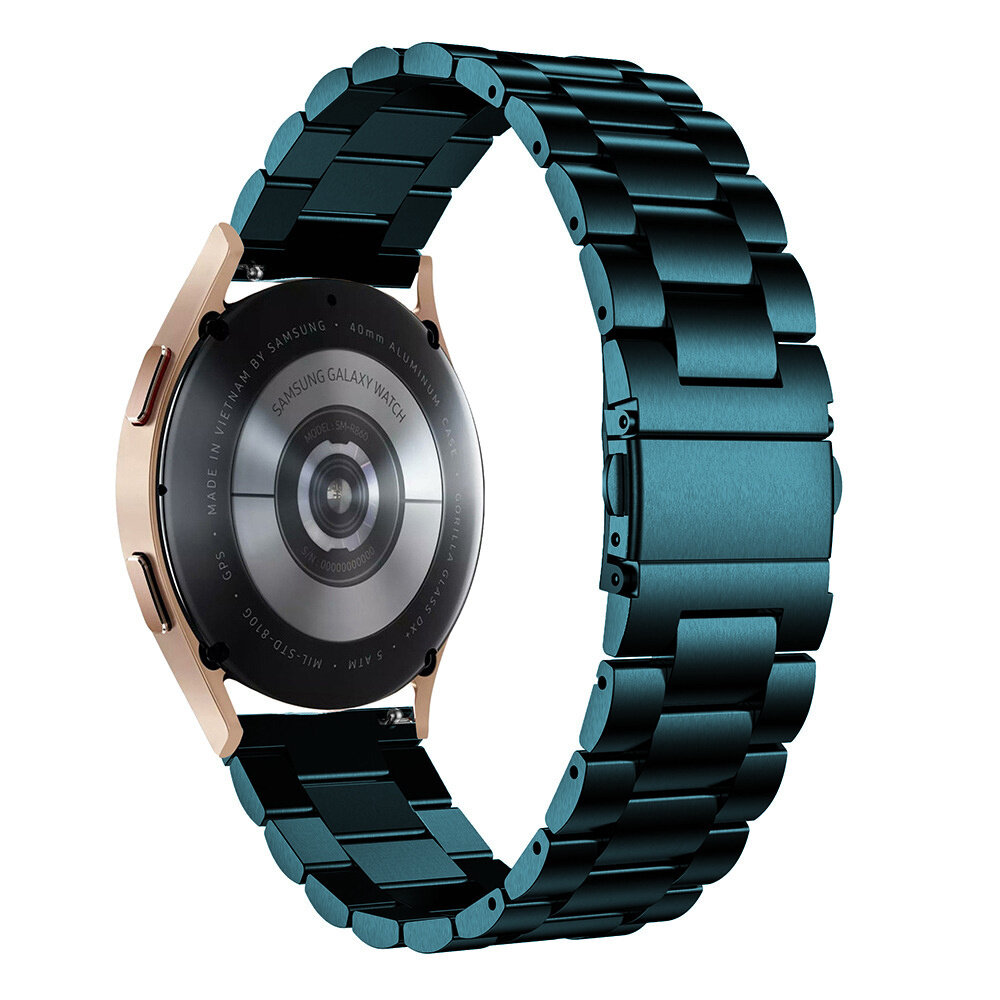 Strap-it® Strap-it Samsung Galaxy Watch 6 Classic 47mm stalen band (donkergroen)