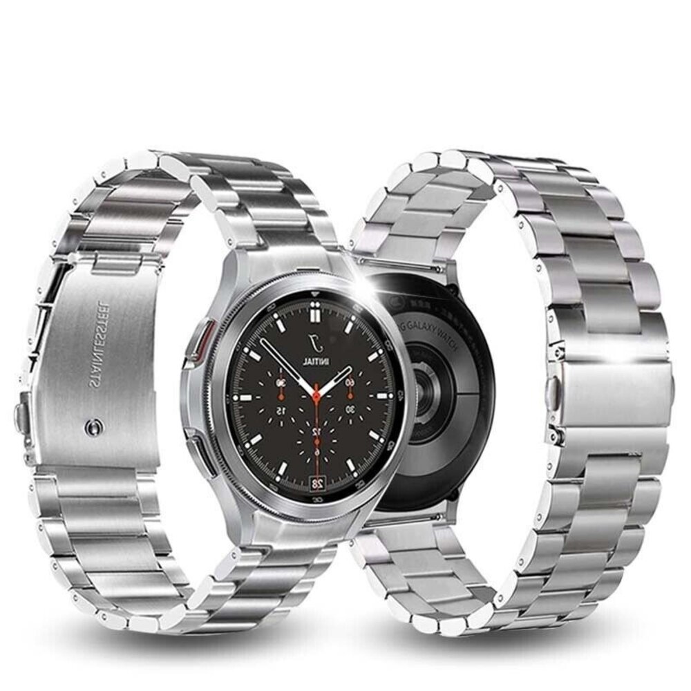 Strap-it® Strap-it Samsung Galaxy Watch 6 Classic 47mm titanium bandje (zilver)