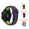 Strap-it® Strap-it Amazfit GTS 3 sport band (paars/groen) Strap-it® Strap-it Amazfit GTS 3 sport band (paars/groen)