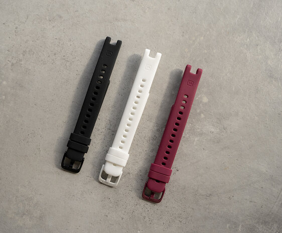 Strap-it® Strap-it Garmin Lily siliconen bandje (wijnrood)