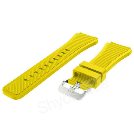 Strap-it® Strap-it Polar Vantage M twill siliconen band (geel)