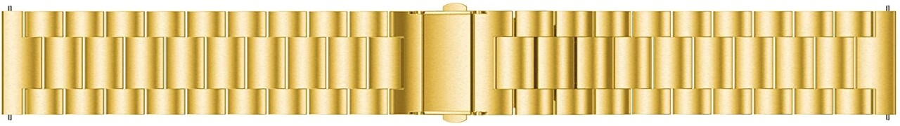 Strap-it® Strap-it Samsung Galaxy Watch 6 - 44mm stalen band (goud)